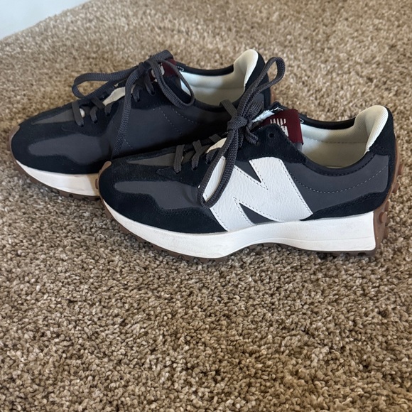 New Balance Shoes - Women’s New Balance 327 Sneakers in Black and White